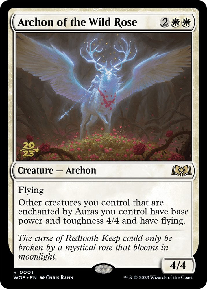 Archon of the Wild Rose [Wilds of Eldraine Prerelease Promos] | Gamers Paradise