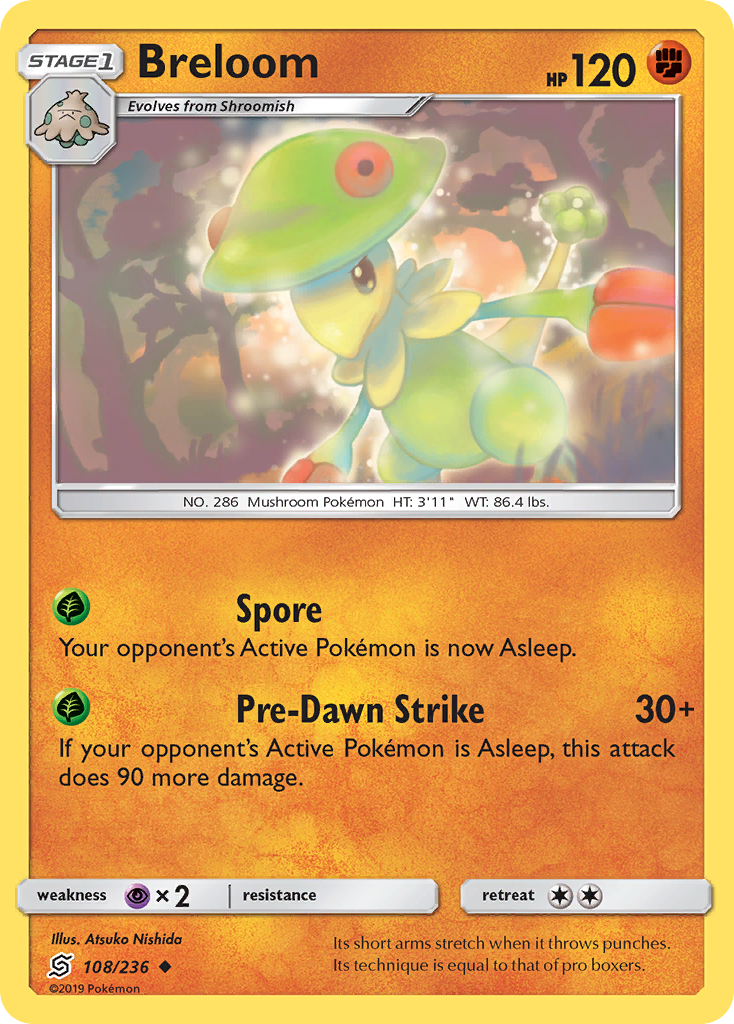 Breloom (108/236) [Sun & Moon: Unified Minds] | Gamers Paradise