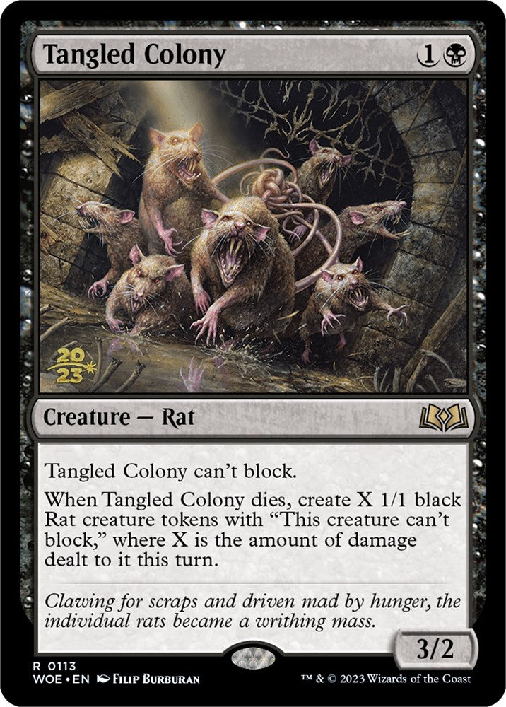 Tangled Colony [Wilds of Eldraine Prerelease Promos] | Gamers Paradise