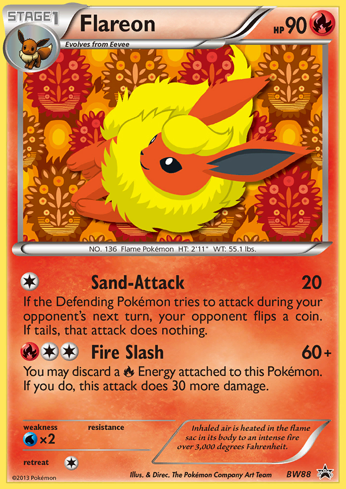 Flareon (BW88) [Black & White: Black Star Promos] | Gamers Paradise