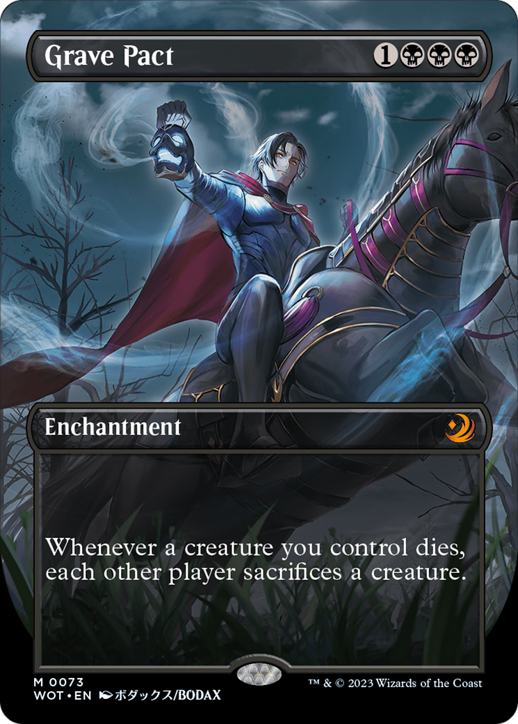 Grave Pact (Anime Borderless) [Wilds of Eldraine: Enchanting Tales] | Gamers Paradise