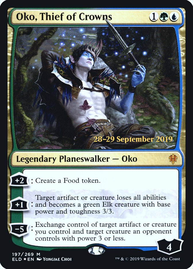 Oko, Thief of Crowns [Throne of Eldraine Prerelease Promos] | Gamers Paradise