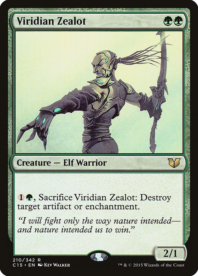 Viridian Zealot [Commander 2015] | Gamers Paradise