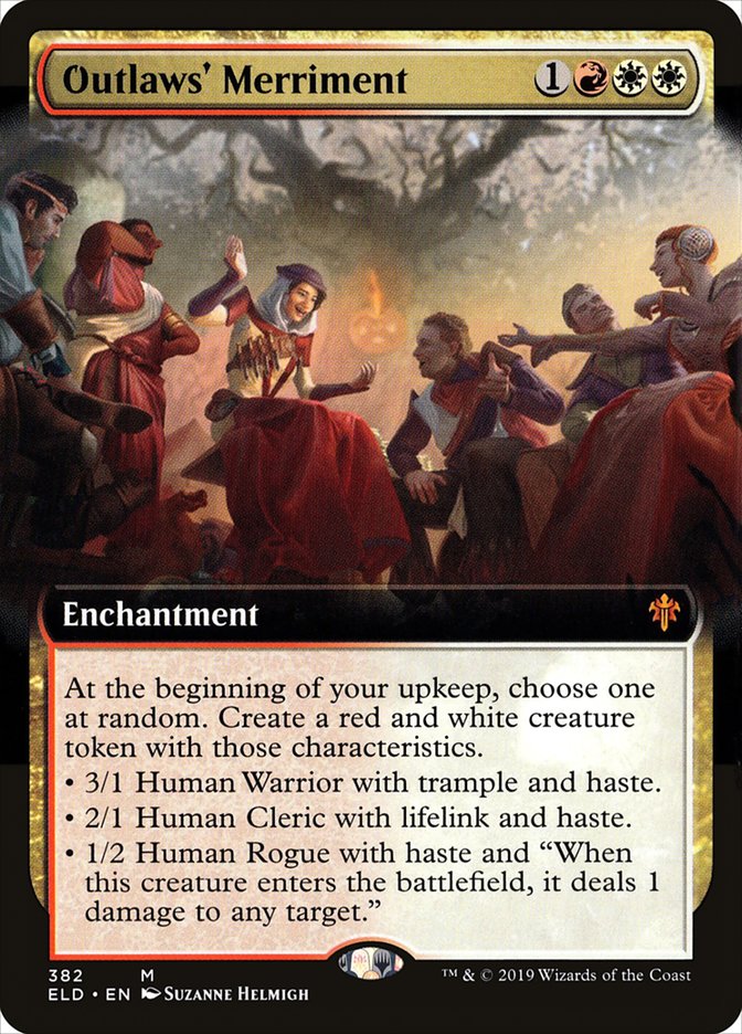 Outlaws' Merriment (Extended Art) [Throne of Eldraine] | Gamers Paradise