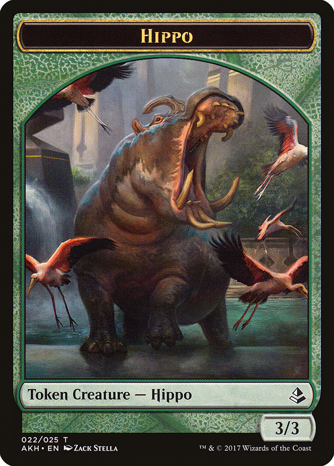 Hippo Token [Amonkhet Tokens] | Gamers Paradise