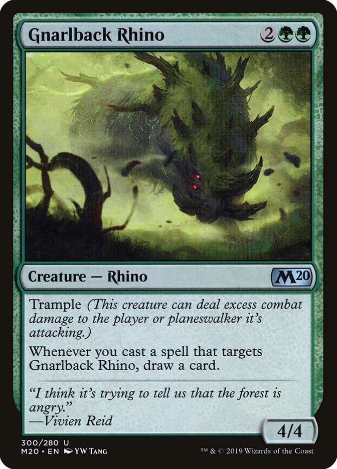 Gnarlback Rhino [Core Set 2020] | Gamers Paradise