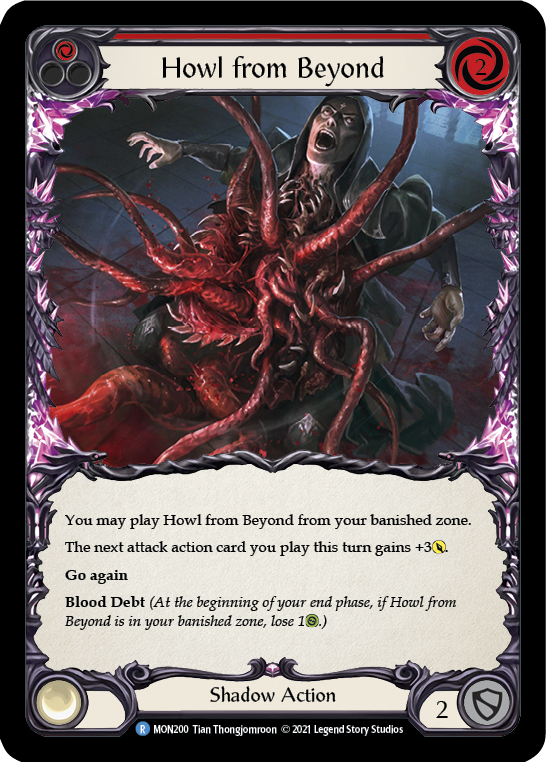 Howl from Beyond (Red) [MON200] 1st Edition Normal | Gamers Paradise