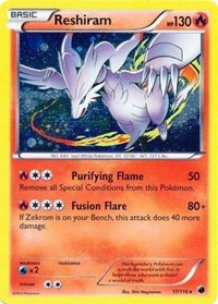 Reshiram (17/116) (Cosmos Holo) [Black & White: Plasma Freeze] | Gamers Paradise