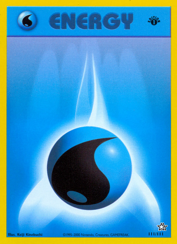 Water Energy (111/111) [Neo Genesis 1st Edition] | Gamers Paradise