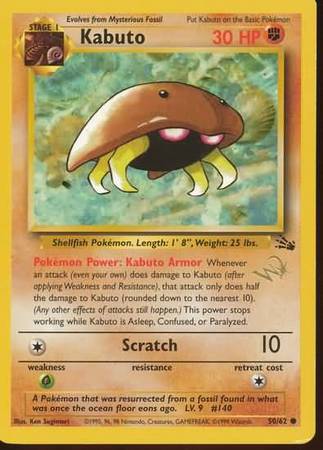 Kabuto (50/62) (W Stamped Promo) [Fossil Unlimited] | Gamers Paradise