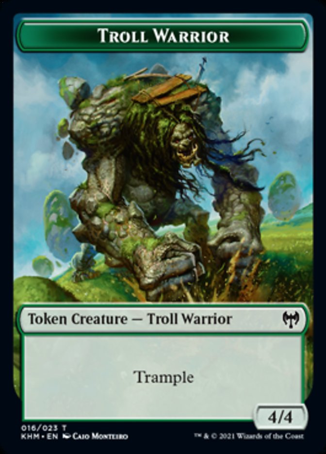 Troll Warrior Token [Kaldheim Tokens] | Gamers Paradise