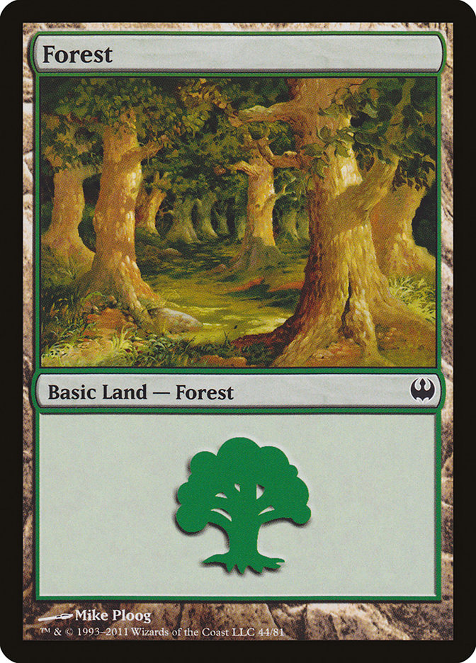 Forest (44) [Duel Decks: Knights vs. Dragons] | Gamers Paradise