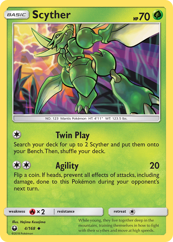 Scyther (4/168) [Sun & Moon: Celestial Storm] | Gamers Paradise