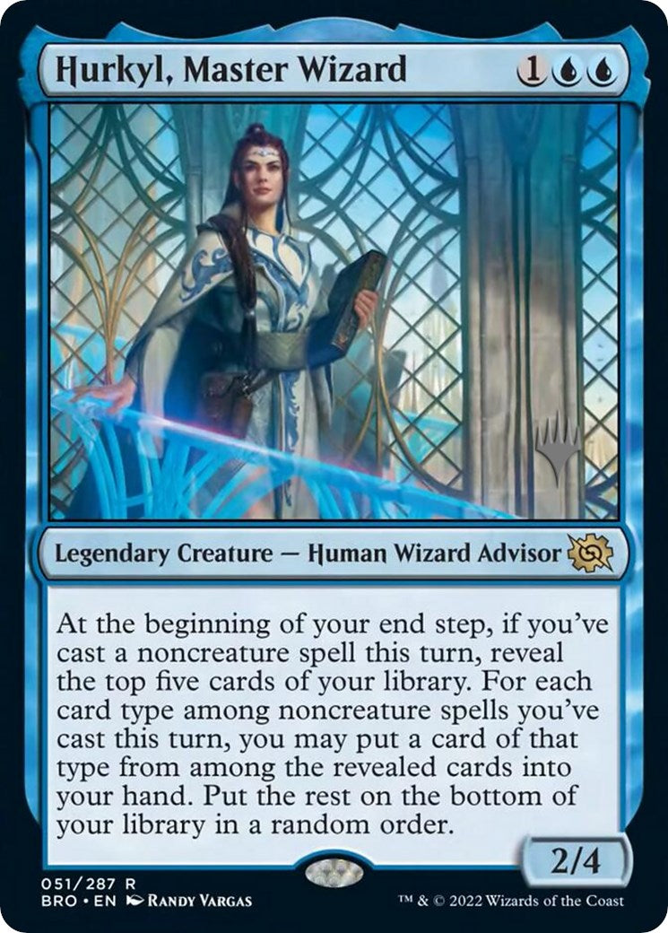 Hurkyl, Master Wizard (Promo Pack) [The Brothers' War Promos] | Gamers Paradise