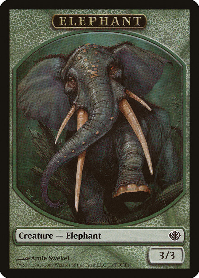 Elephant Token [Duel Decks: Garruk vs. Liliana Tokens] | Gamers Paradise