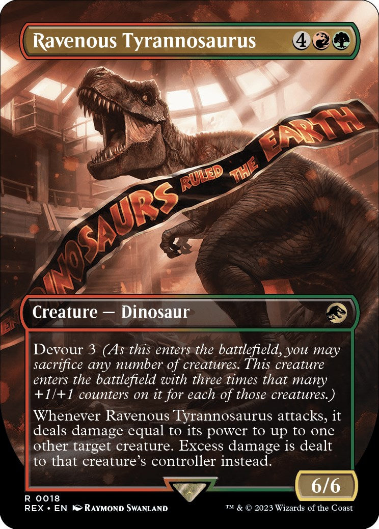 Ravenous Tyrannosaurus (Borderless) [Jurassic World Collection] | Gamers Paradise