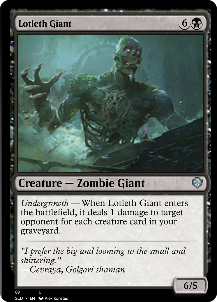 Lotleth Giant [Starter Commander Decks] | Gamers Paradise