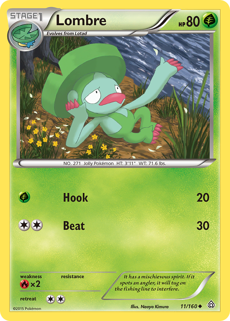 Lombre (11/160) [XY: Primal Clash] | Gamers Paradise