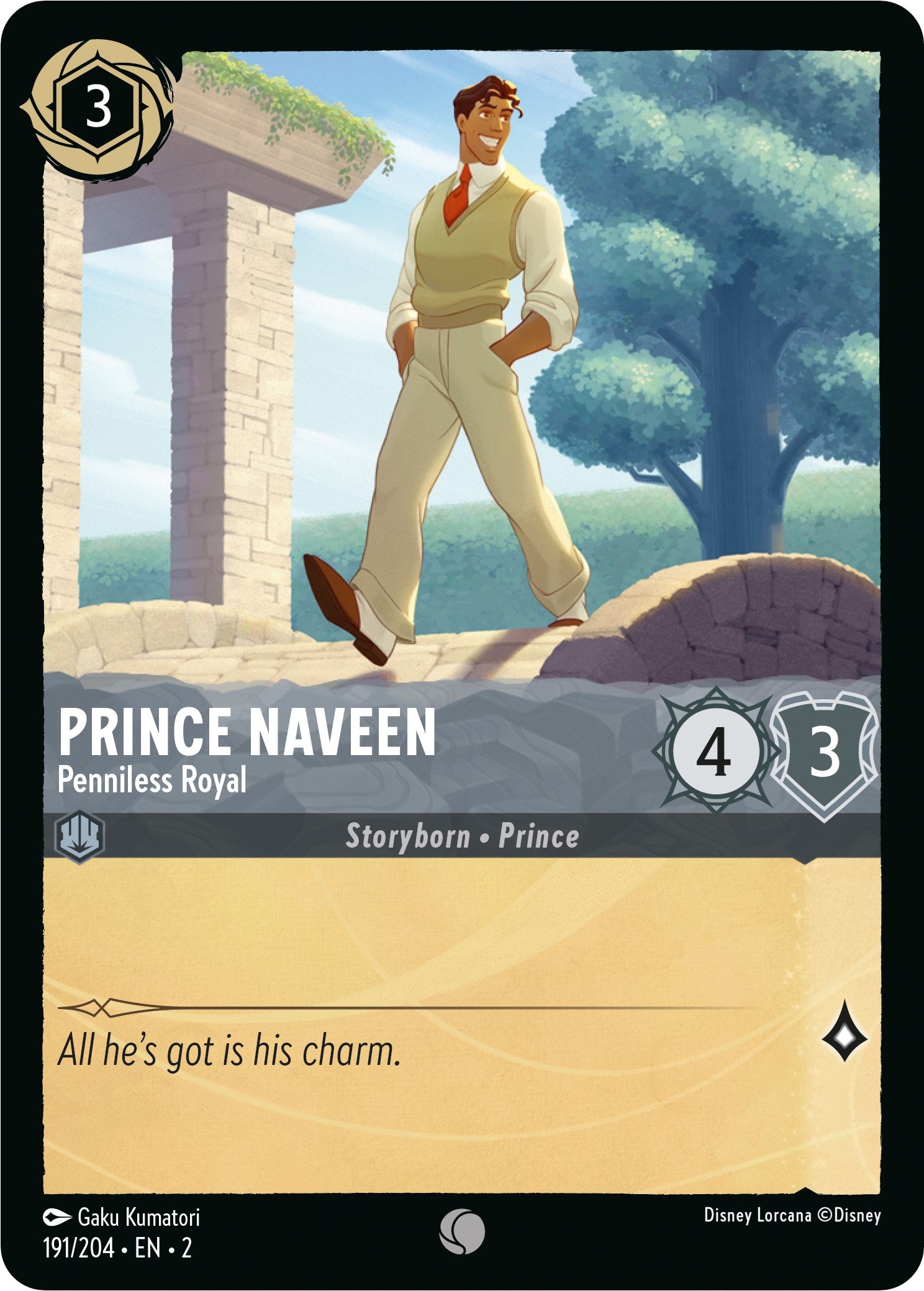 Prince Naveen - Penniless Royal (191/204) [Rise of the Floodborn] | Gamers Paradise