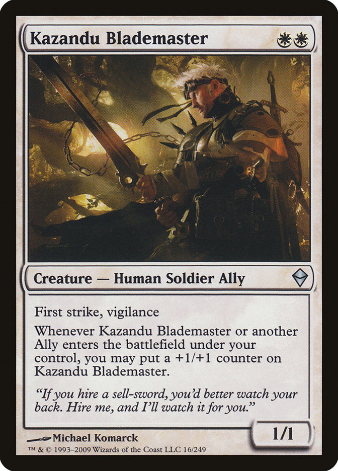 Kazandu Blademaster [Zendikar] | Gamers Paradise