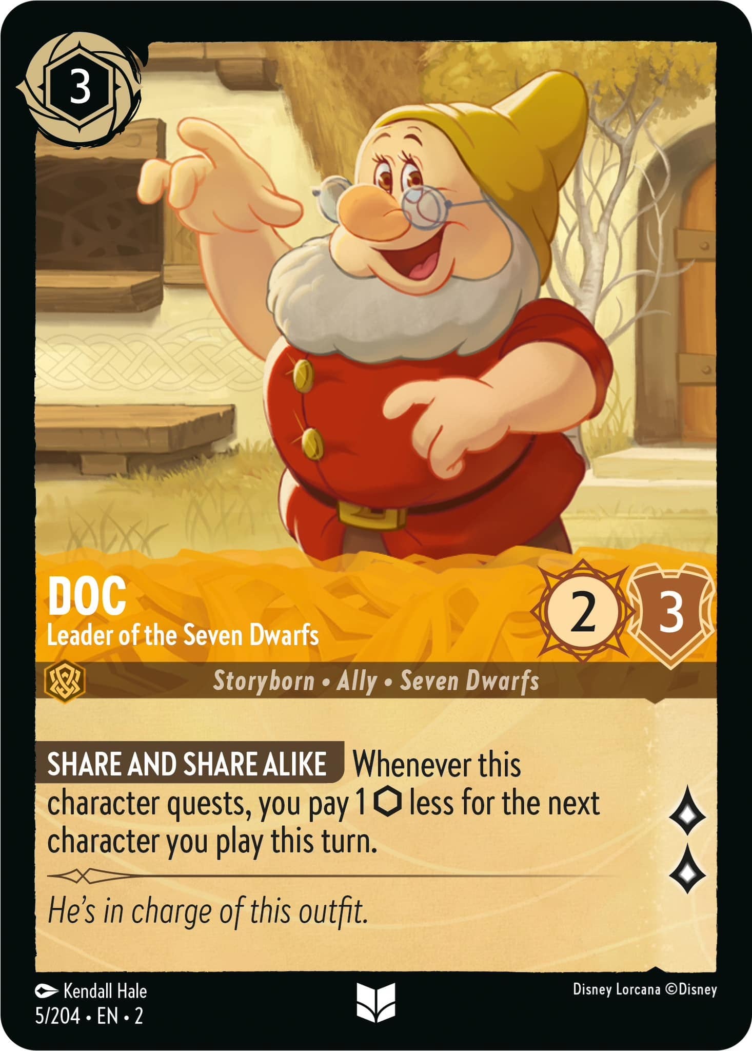 Doc - Leader of the Seven Dwarfs (5/204) [Rise of the Floodborn] | Gamers Paradise