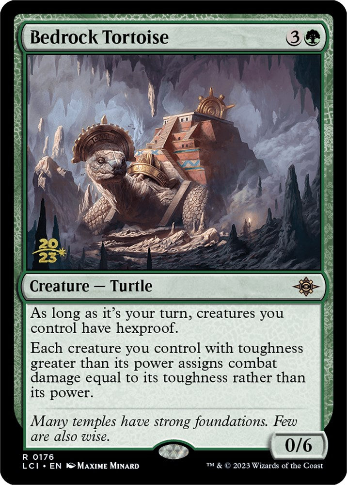 Bedrock Tortoise [The Lost Caverns of Ixalan Prerelease Cards] | Gamers Paradise