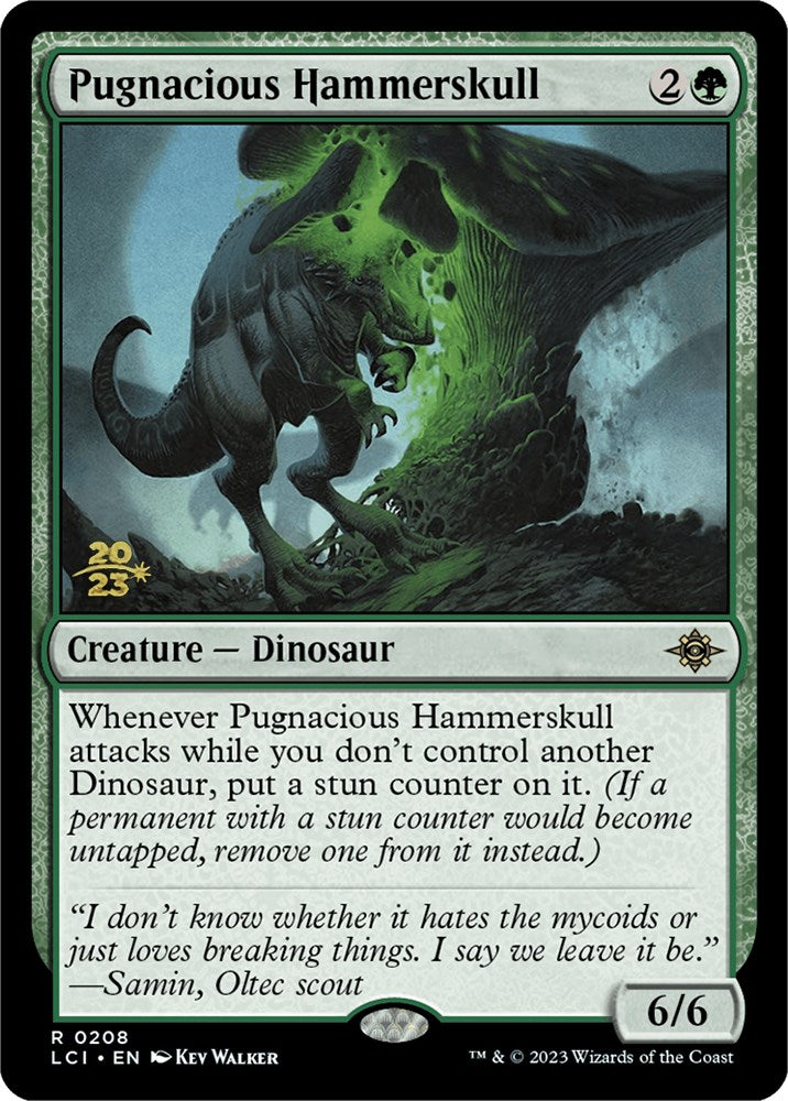Pugnacious Hammerskull [The Lost Caverns of Ixalan Prerelease Cards] | Gamers Paradise