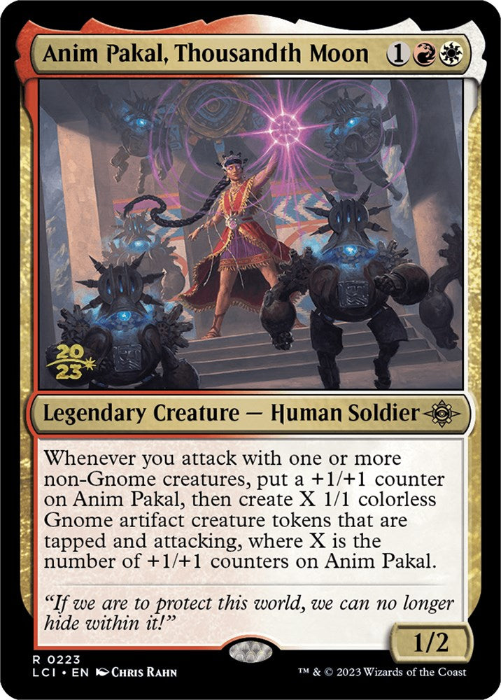 Anim Pakal, Thousandth Moon [The Lost Caverns of Ixalan Prerelease Cards] | Gamers Paradise