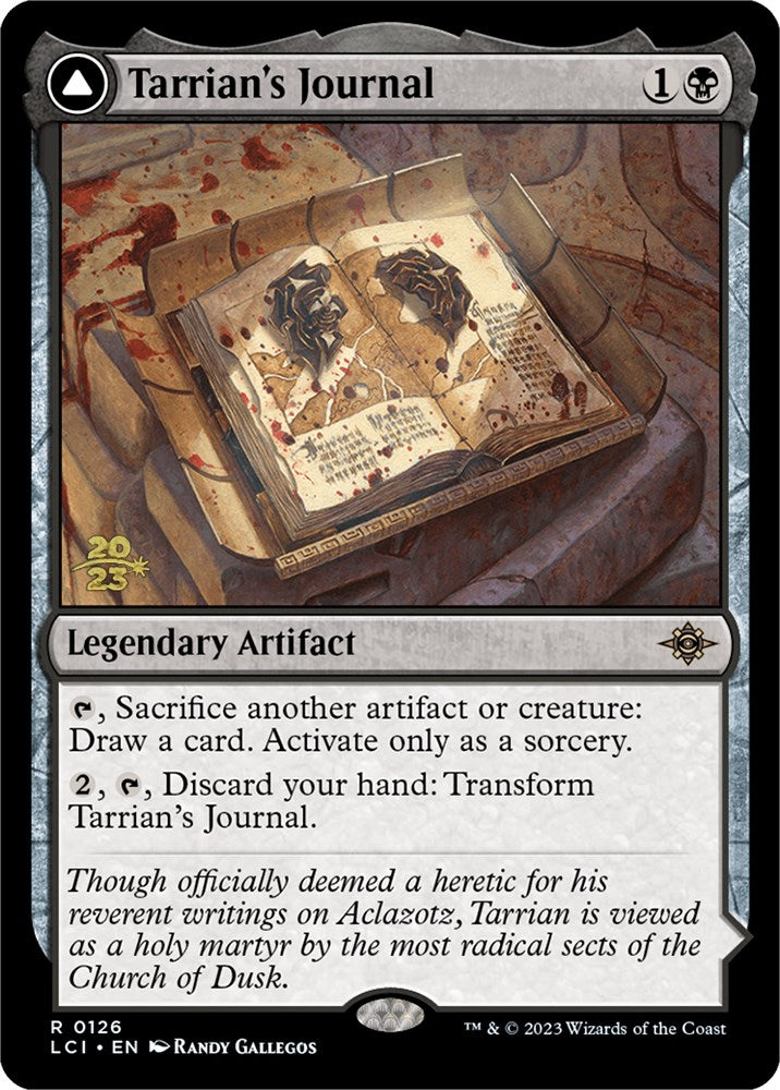 Tarrian's Journal // The Tomb of Aclazotz [The Lost Caverns of Ixalan Prerelease Cards] | Gamers Paradise
