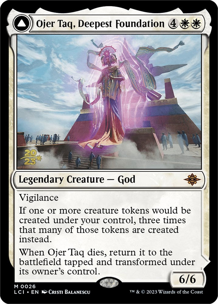 Ojer Taq, Deepest Foundation // Temple of Civilization [The Lost Caverns of Ixalan Prerelease Cards] | Gamers Paradise