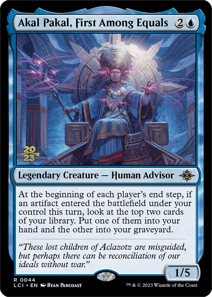Akal Pakal, First Among Equals [The Lost Caverns of Ixalan Prerelease Cards] | Gamers Paradise