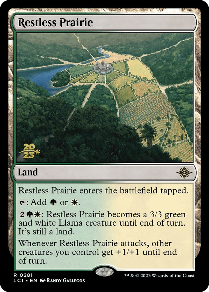 Restless Prairie [The Lost Caverns of Ixalan Prerelease Cards] | Gamers Paradise