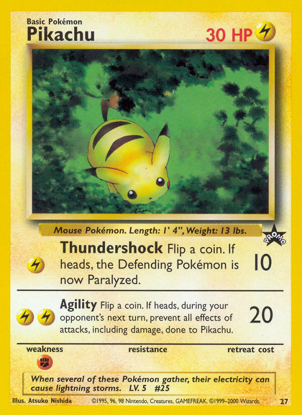 Pikachu (27) [Wizards of the Coast: Black Star Promos] | Gamers Paradise