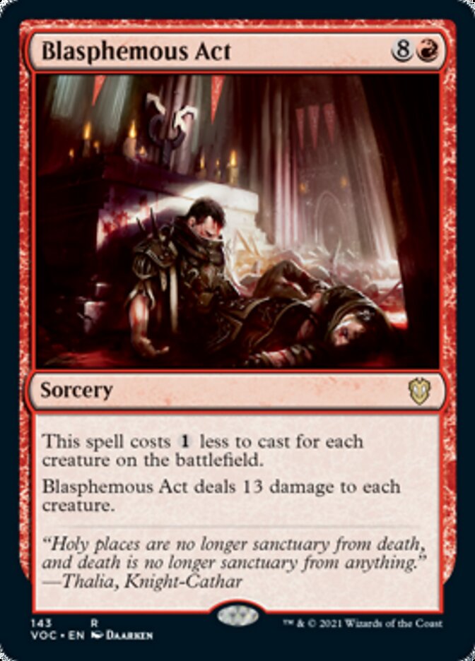 Blasphemous Act [Innistrad: Crimson Vow Commander] | Gamers Paradise