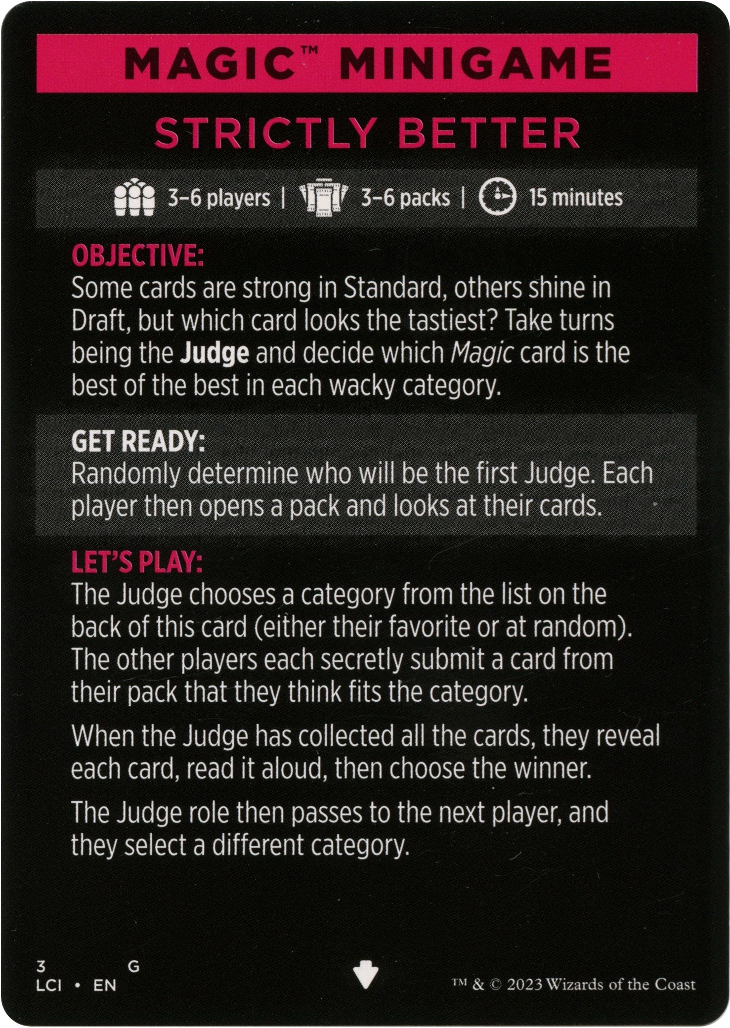 Strictly Better (Magic Minigame) [The Lost Caverns of Ixalan Minigame] | Gamers Paradise