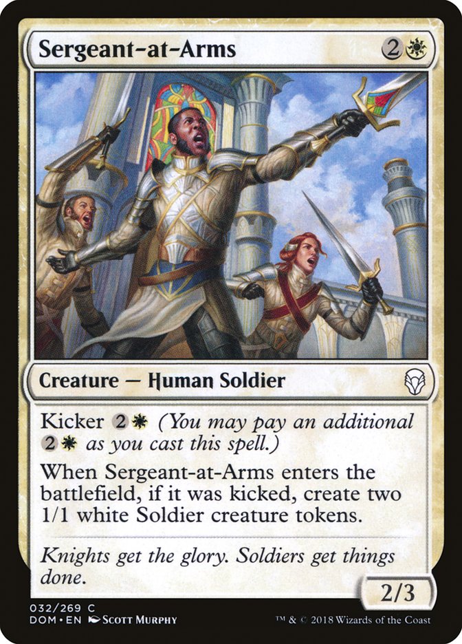 Sergeant-at-Arms [Dominaria] | Gamers Paradise