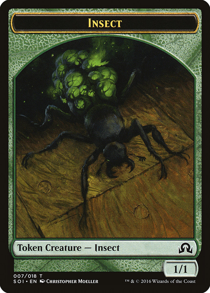 Insect Token [Shadows over Innistrad Tokens] | Gamers Paradise