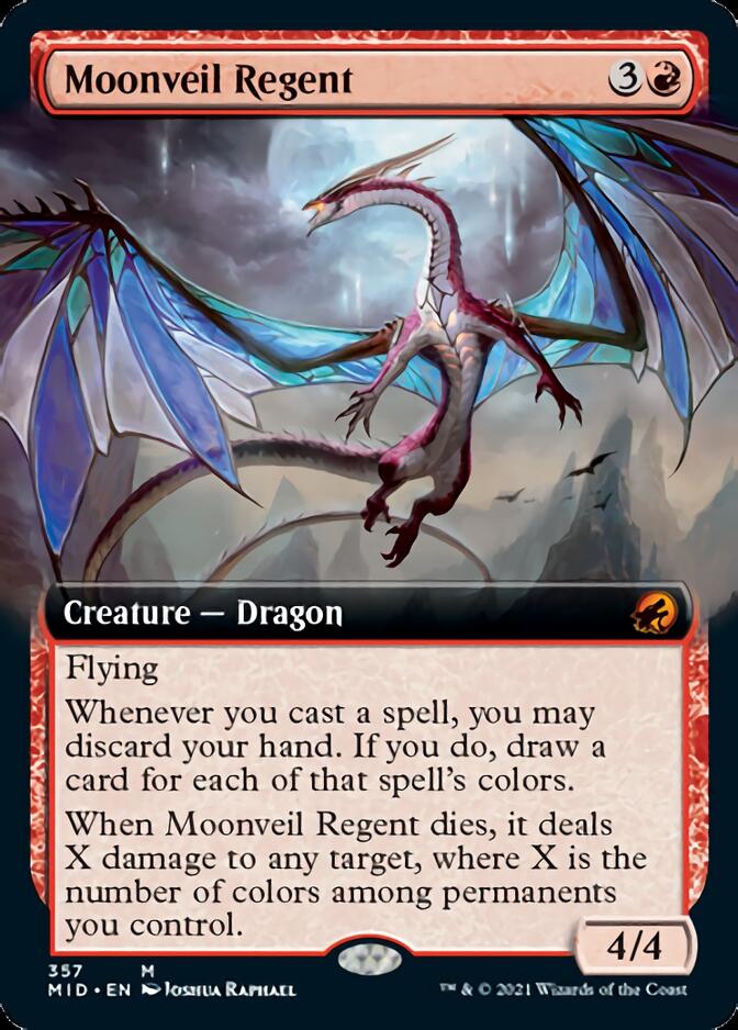 Moonveil Regent (Extended Art) [Innistrad: Midnight Hunt] | Gamers Paradise