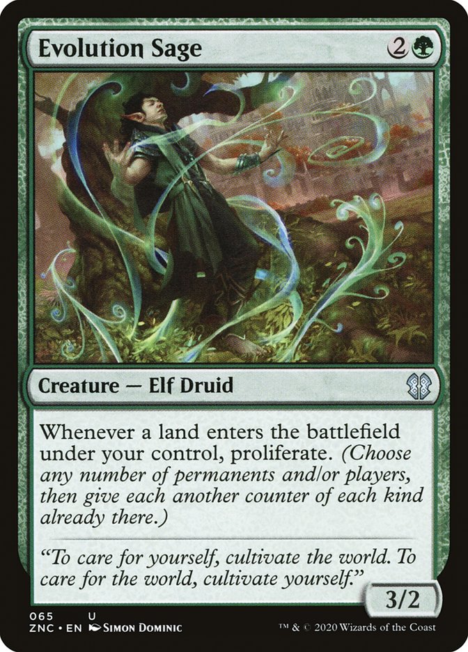 Evolution Sage [Zendikar Rising Commander] | Gamers Paradise