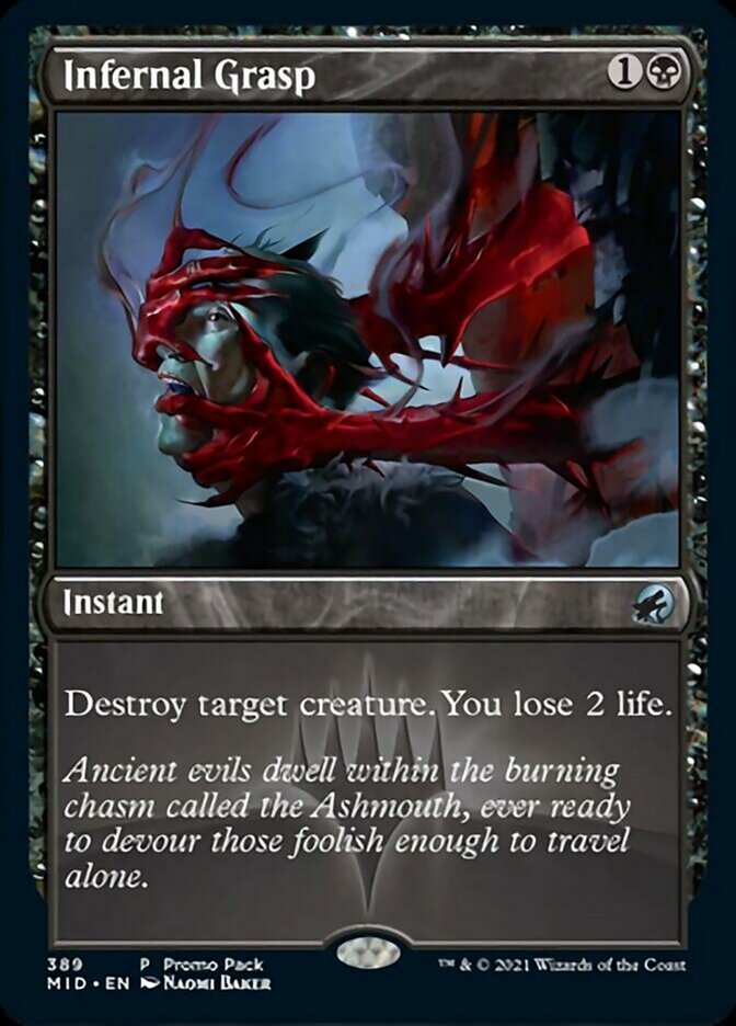 Infernal Grasp (Promo Pack) [Innistrad: Midnight Hunt Promos] | Gamers Paradise