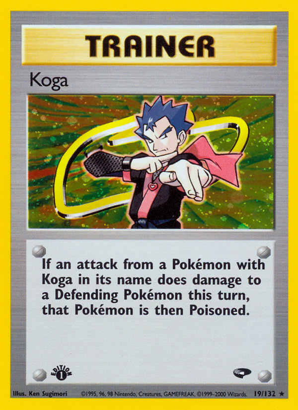 Koga (19/132) [Gym Challenge 1st Edition] | Gamers Paradise