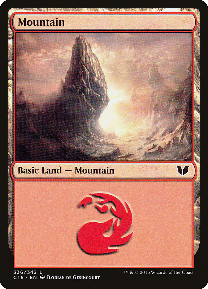 Mountain (336) [Commander 2015] | Gamers Paradise