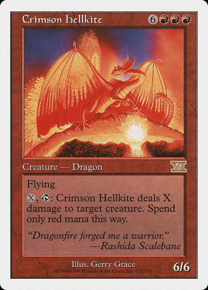 Crimson Hellkite [Classic Sixth Edition] | Gamers Paradise