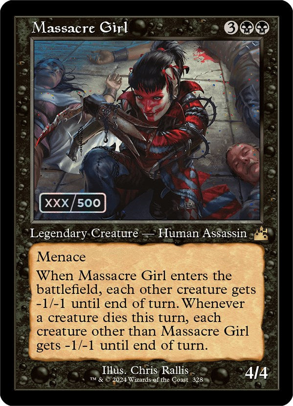 Massacre Girl (Retro) (Serialized) [Ravnica Remastered] | Gamers Paradise