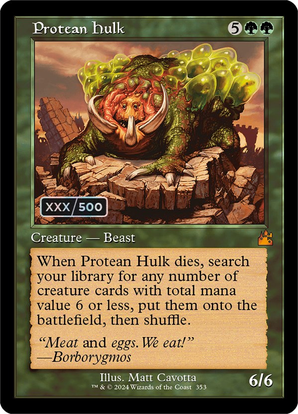 Protean Hulk (Retro) (Serialized) [Ravnica Remastered] | Gamers Paradise