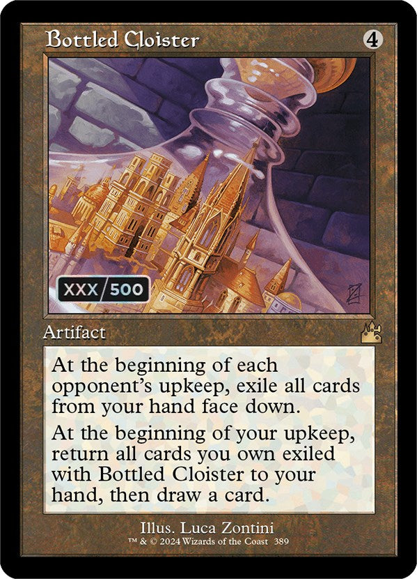 Bottled Cloister (Retro) (Serialized) [Ravnica Remastered] | Gamers Paradise