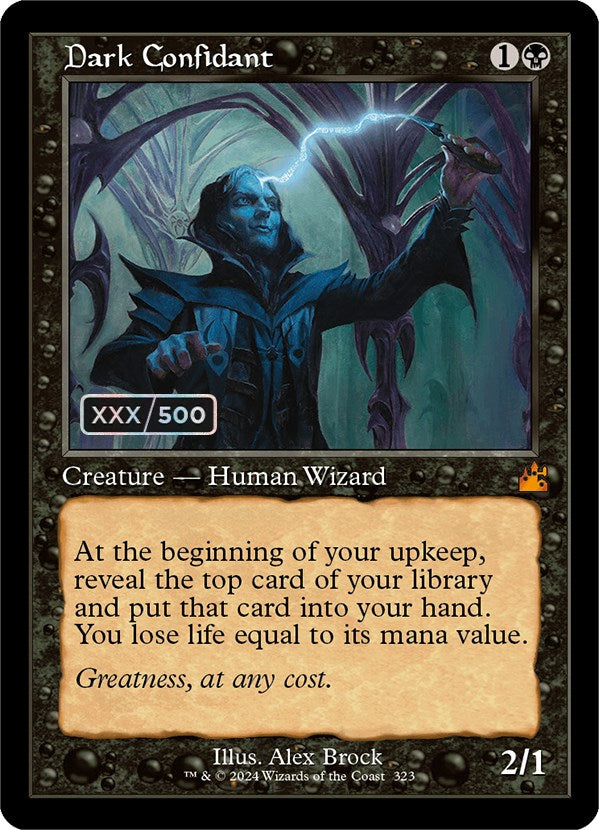 Dark Confidant (Retro) (Serialized) [Ravnica Remastered] | Gamers Paradise