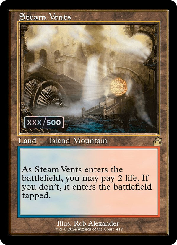 Steam Vents (Retro) (Serialized) [Ravnica Remastered] | Gamers Paradise