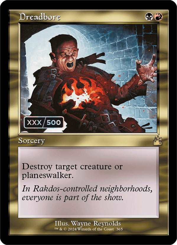 Dreadbore (Retro) (Serialized) [Ravnica Remastered] | Gamers Paradise