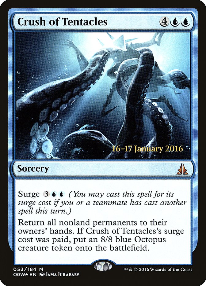 Crush of Tentacles [Oath of the Gatewatch Prerelease Promos] | Gamers Paradise